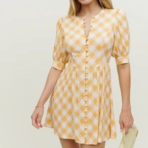 Reformation Laylin Dress in Bodie
